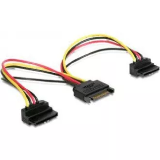 GEMBIRD Kabel SATA napájecí rozdvojka 2x SATA 90°, 15cm GEMBIRD Kabel SATA napájecí rozdvojka 2x SATA 90°, 15cm
