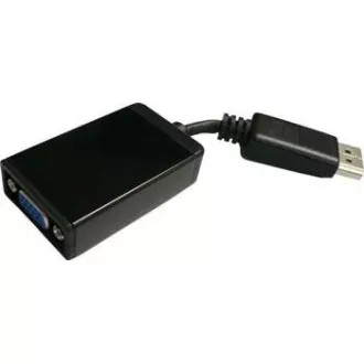 PREMIUMCORD Redukce DisplayPort - VGA 15cm (M/F, černá) PREMIUMCORD Redukce DisplayPort - VGA 15cm (M/F, černá)
