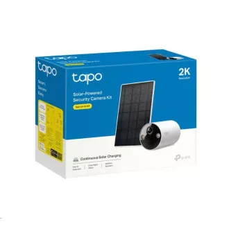 TP-Link Tapo C410 KIT venkovní kamera, solární panel (3MP, 2K QHD, 1296p, IR 9m, WiFi, micro SD card, IP65) TP-Link Tapo C410 KIT venkovní kamera, solární panel (3MP, 2K QHD, 1296p, IR 9m, WiFi, micro SD card, IP65)