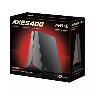 TP-Link Archer GXE75 EasyMesh WiFi6E router (AXE5400, 2, 4GHz/5GHz/6GHz, 1x2, 5GbELAN/WAN, 1xGbELAN/WAN, 3xGbELAN, 1xUSB3.0) TP-Link Archer GXE75 EasyMesh WiFi6E router (AXE5400, 2, 4GHz/5GHz/6GHz, 1x2, 5GbELAN/WAN, 1xGbELAN/WAN, 3xGbELAN, 1xUSB3.0)