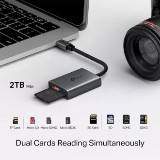 TP-Link UA440C čtečka karet (1xUSB-C3.2Gen1, 1xmicroSD, 1xSD) TP-Link UA440C čtečka karet (1xUSB-C3.2Gen1, 1xmicroSD, 1xSD)