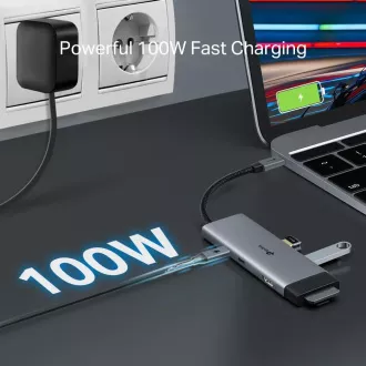 TP-Link UH7020C USB-C hub 7v1 (2x USB3.2Gen1, 1xUSB-C3.2Gen1, 1xHDMI, 1xSD, 1xmicroSD, PD 100W) TP-Link UH7020C USB-C hub 7v1 (2x USB3.2Gen1, 1xUSB-C3.2Gen1, 1xHDMI, 1xSD, 1xmicroSD, PD 100W)
