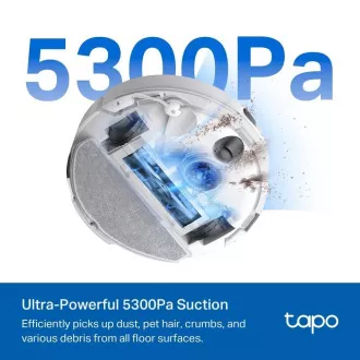 TP-Link Tapo RV30 Max robotický vysavač s mopem (LiDAR+IMU, 2, 4 GHz, BT, bílý) TP-Link Tapo RV30 Max robotický vysavač s mopem (LiDAR+IMU, 2, 4 GHz, BT, bílý)
