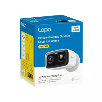 TP-Link Tapo C400 venkovní kamera (2MP, FullHD, 1080p, IR 10m, WiFi, micro SD card, IP65) TP-Link Tapo C400 venkovní kamera (2MP, FullHD, 1080p, IR 10m, WiFi, micro SD card, IP65)