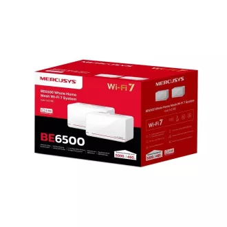 MERCUSYS Halo H37BE(2-pack) WiFi7 Mesh (BE6500, 2, 4GHz/5GHz, 2x2, 5GbELAN/WAN, 1xGbELAN/WAN) MERCUSYS Halo H37BE(2-pack) WiFi7 Mesh (BE6500, 2, 4GHz/5GHz, 2x2, 5GbELAN/WAN, 1xGbELAN/WAN)