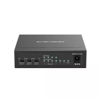 MERCUSYS switch MS106P (6x100Mb/s, 4xPoE+, 67W, fanless) MERCUSYS switch MS106P (6x100Mb/s, 4xPoE+, 67W, fanless)