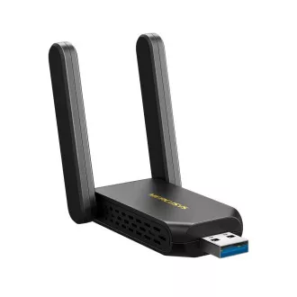 MERCUSYS MA86XH WiFi6 USB adapter (AXE5400, 2, 4GHz/5GHz/6GHz, USB3.0) MERCUSYS MA86XH WiFi6 USB adapter (AXE5400, 2, 4GHz/5GHz/6GHz, USB3.0)