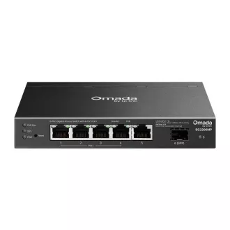 TP-Link OMADA switch SG2206MP (5xGbE, 1xSFP, 4xPoE+, 63W, fanless) TP-Link OMADA switch SG2206MP (5xGbE, 1xSFP, 4xPoE+, 63W, fanless)