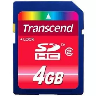 TRANSCEND SDHC karta 4GB Class 4 TRANSCEND SDHC karta 4GB Class 4