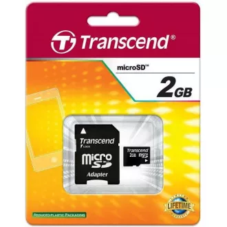 TRANSCEND MicroSD karta 2GB, bez adaptéru TRANSCEND MicroSD karta 2GB, bez adaptéru