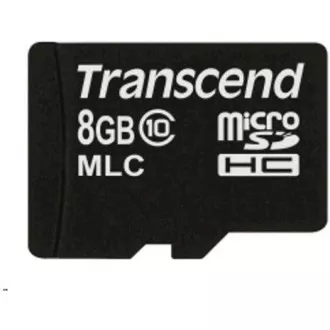 TRANSCEND MicroSDHC karta 8GB Class 10 8GB, bez adaptéru TRANSCEND MicroSDHC karta 8GB Class 10 8GB, bez adaptéru