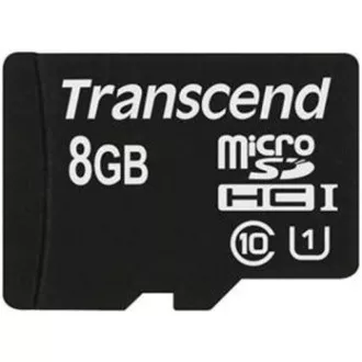 TRANSCEND MicroSDHC karta 8GB Premium, Class 10 UHS-I 300x, bez adaptéru TRANSCEND MicroSDHC karta 8GB Premium, Class 10 UHS-I 300x, bez adaptéru