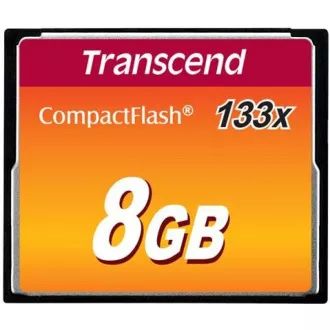 TRANSCEND Compact Flash 8GB (133x) TRANSCEND Compact Flash 8GB (133x)