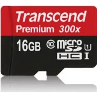 TRANSCEND MicroSDHC karta 16GB Premium, Class 10 UHS-I 300x, bez adaptéru TRANSCEND MicroSDHC karta 16GB Premium, Class 10 UHS-I 300x, bez adaptéru