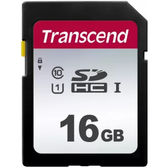 TRANSCEND SDHC karta 16GB 300S, UHS-I U1 (R:95/W:45 MB/s) TRANSCEND SDHC karta 16GB 300S, UHS-I U1 (R:95/W:45 MB/s)