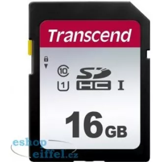 TRANSCEND SDHC karta 16GB 300S, UHS-I U1 (R:95/W:45 MB/s) TRANSCEND SDHC karta 16GB 300S, UHS-I U1 (R:95/W:45 MB/s)