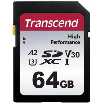 TRANSCEND SDXC karta 64GB 300S, UHS-I U3 V10 (R:100/W:25 MB/s) TRANSCEND SDXC karta 64GB 300S, UHS-I U3 V10 (R:100/W:25 MB/s)