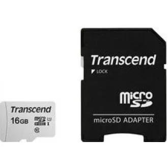 TRANSCEND MicroSDHC karta 16GB 300S, UHS-I U1 + adaptér TRANSCEND MicroSDHC karta 16GB 300S, UHS-I U1 + adaptér