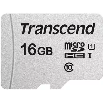 TRANSCEND MicroSDHC karta 16GB 300S, UHS-I U1 + adaptér TRANSCEND MicroSDHC karta 16GB 300S, UHS-I U1 + adaptér