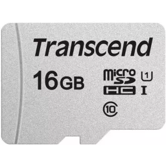 TRANSCEND MicroSDHC karta 16GB 300S, UHS-I U1 + adaptér TRANSCEND MicroSDHC karta 16GB 300S, UHS-I U1 + adaptér