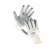 BABBLER rukavice nylon. nitril. dlaň 6