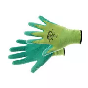GROOVY GREEN rukavice nylon latex zelená 9