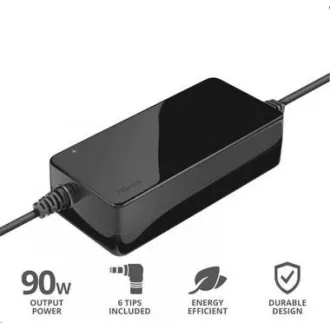 TRUST napájecí adaptér MAXO pro notebooky LENOVO 90W, vč. koncovek TRUST napájecí adaptér MAXO pro notebooky LENOVO 90W, vč. koncovek