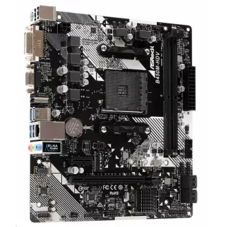 ASRock MB Sc AM4 B450M-HDV R4.0, AMD B450, 2xDDR4, VGA, mATX