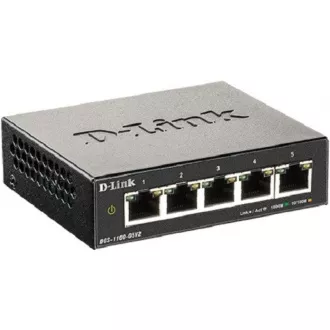 D-Link DGS-1100-05V2 5-port Gigabit Smart Managed switch, fanless D-Link DGS-1100-05V2 5-port Gigabit Smart Managed switch, fanless