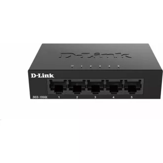 D-Link DGS-105GL 5-port Gigabit Metal Housing Desktop Switch D-Link DGS-105GL 5-port Gigabit Metal Housing Desktop Switch