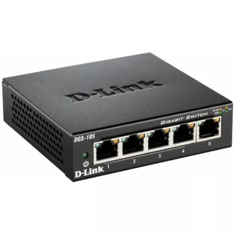D-Link DGS-105GL 5-port Gigabit Metal Housing Desktop Switch D-Link DGS-105GL 5-port Gigabit Metal Housing Desktop Switch