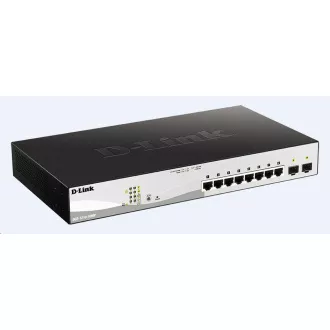 D-Link DGS-1210-10MP 10-port Gigabit Smart+ PoE Switch, 8x GbE PoE+, 2x SFP, PoE 130W, fanless D-Link DGS-1210-10MP 10-port Gigabit Smart+ PoE Switch, 8x GbE PoE+, 2x SFP, PoE 130W, fanless