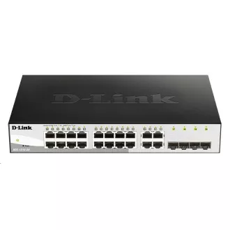 D-Link DGS-1210-20 20-port Gigabit Smart+ Switch, 16x GbE, 4x RJ45/SFP, fanless D-Link DGS-1210-20 20-port Gigabit Smart+ Switch, 16x GbE, 4x RJ45/SFP, fanless