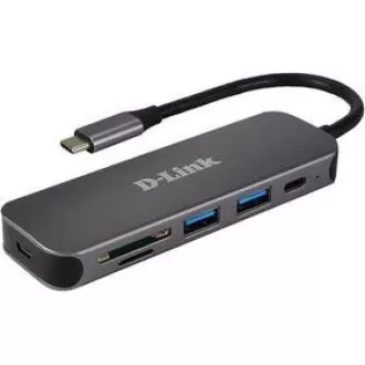 D-Link DUB-2325 USB-C Hub with SD/microSD Card Reader, 2x USB3.0 D-Link DUB-2325 USB-C Hub with SD/microSD Card Reader, 2x USB3.0