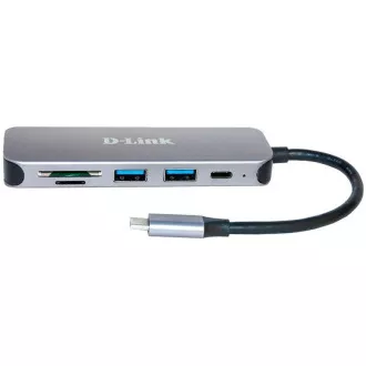 D-Link DUB-2325 USB-C Hub with SD/microSD Card Reader, 2x USB3.0 D-Link DUB-2325 USB-C Hub with SD/microSD Card Reader, 2x USB3.0