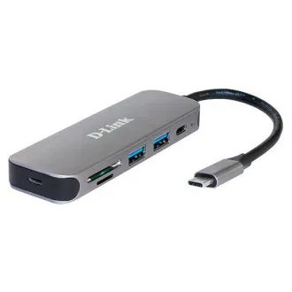 D-Link DUB-2325 USB-C Hub with SD/microSD Card Reader, 2x USB3.0 D-Link DUB-2325 USB-C Hub with SD/microSD Card Reader, 2x USB3.0
