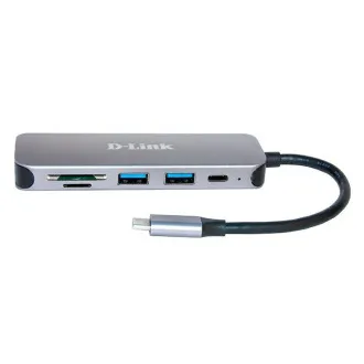 D-Link DUB-2325 USB-C Hub with SD/microSD Card Reader, 2x USB3.0 D-Link DUB-2325 USB-C Hub with SD/microSD Card Reader, 2x USB3.0