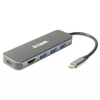 D-Link DUB-2333 USB-C Hub with HDMI and 3x USB3.0, mini docking station D-Link DUB-2333 USB-C Hub with HDMI and 3x USB3.0, mini docking station