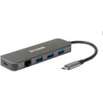 D-Link DUB-2334 USB-C Hub with Gigabit Ethernet and 3x USB3.0 D-Link DUB-2334 USB-C Hub with Gigabit Ethernet and 3x USB3.0