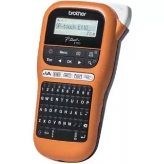 BROTHER tiskárna štítků PT-E110VP - 12mm, pásky TZe - popisovač - pro elektrikáře - s kufrem BROTHER tiskárna štítků PT-E110VP - 12mm, pásky TZe - popisovač - pro elektrikáře - s kufrem