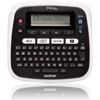 BROTHER tiskárna štítků PT-D800W - 36mm, pásky TZe, tiskárna s velkým barevným displejem, WIFI, Klávesnící BROTHER tiskárna štítků PT-D800W - 36mm, pásky TZe, tiskárna s velkým barevným displejem, WIFI, Klávesnící