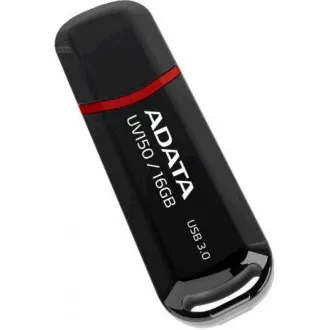 ADATA Flash Disk 128GB UV150, USB 3.1 Dash Drive (R:90/W:20 MB/s) černá ADATA Flash Disk 128GB UV150, USB 3.1 Dash Drive (R:90/W:20 MB/s) černá