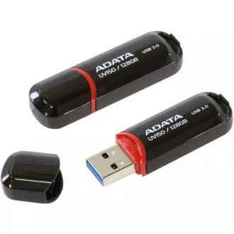 ADATA Flash Disk 128GB UV150, USB 3.1 Dash Drive (R:90/W:20 MB/s) černá ADATA Flash Disk 128GB UV150, USB 3.1 Dash Drive (R:90/W:20 MB/s) černá
