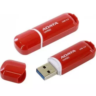 ADATA Flash Disk 64GB UV150, USB 3.1 Dash Drive (R:90/W:20 MB/s) červená ADATA Flash Disk 64GB UV150, USB 3.1 Dash Drive (R:90/W:20 MB/s) červená