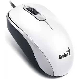 GENIUS myš DX-110, drátová, 1000 dpi, USB, bílá