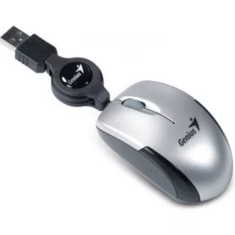GENIUS myš MicroTraveler V2/ drátová/ 1200 dpi/ USB/ stříbrná GENIUS myš MicroTraveler V2/ drátová/ 1200 dpi/ USB/ stříbrná