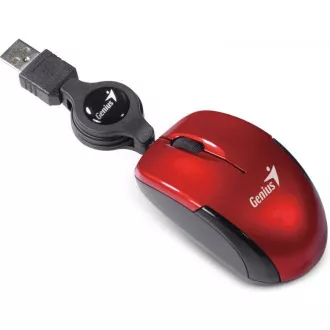 GENIUS myš MicroTraveler V2/ drátová/ 1200 dpi/ USB/ červená GENIUS myš MicroTraveler V2/ drátová/ 1200 dpi/ USB/ červená