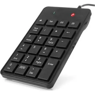 C-TECH klávesnice numerická KBN-01, 23 kláves, USB slim black C-TECH klávesnice numerická KBN-01, 23 kláves, USB slim black