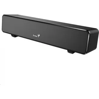 GENIUS repro USB SoundBar 100/ drátový/ 6W/ USB/ 3, 5" jack/ černý GENIUS repro USB SoundBar 100/ drátový/ 6W/ USB/ 3, 5" jack/ černý