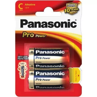 PANASONIC Alkalické baterie Pro Power LR14PPG/2BP C 1, 5V (Blistr 2ks) PANASONIC Alkalické baterie Pro Power LR14PPG/2BP C 1, 5V (Blistr 2ks)
